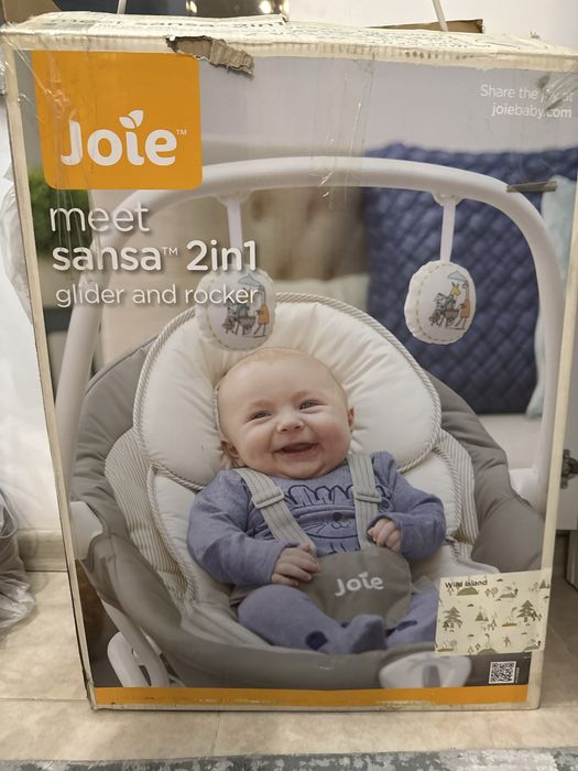 Кресло качалка детское 2 в 1 санса