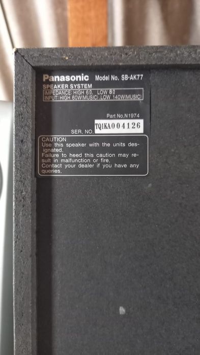 Колонки от муз. центра Panasonic