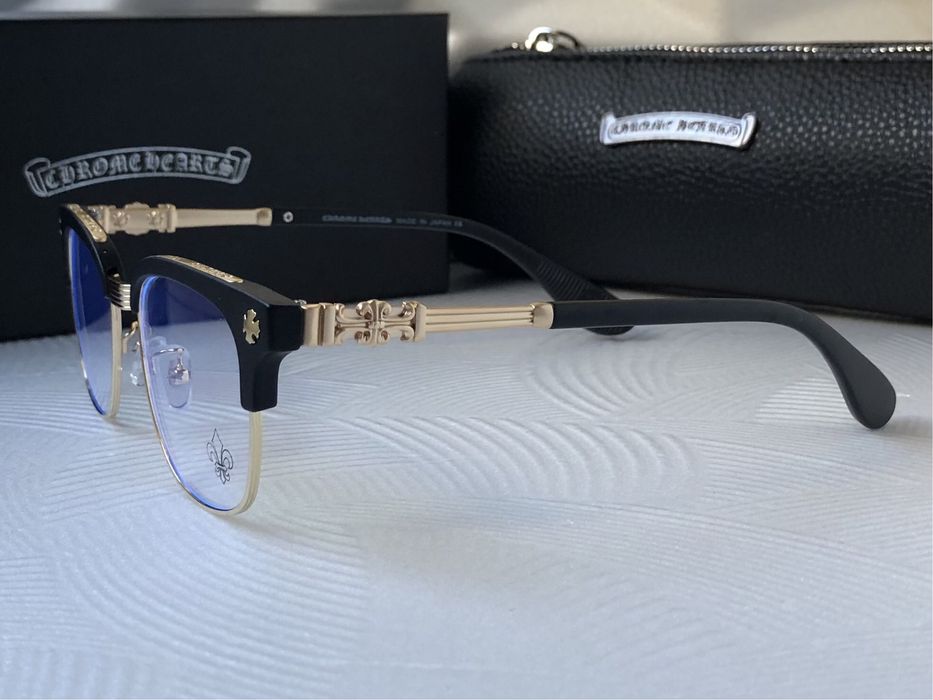 Очила за компютър Диоптрични рамки прозрачни слънчеви chrome hearts