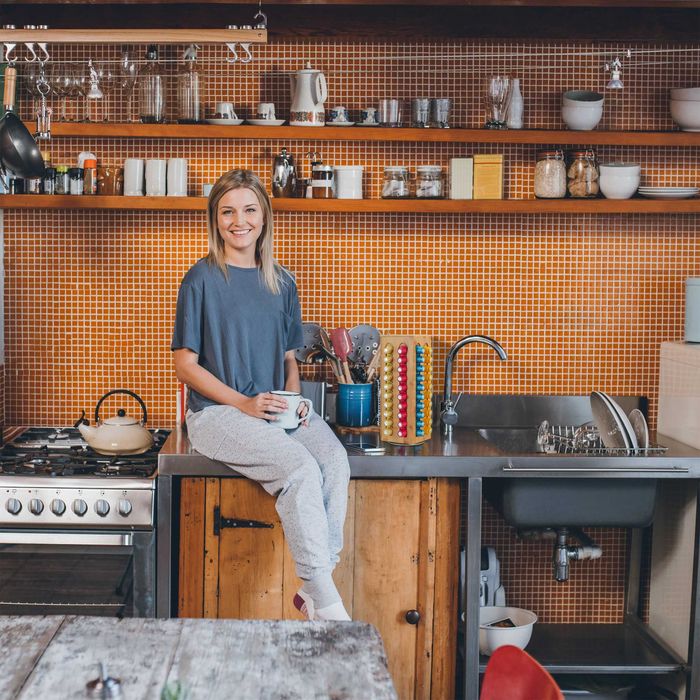 Suport Capsule de Cafea Nespresso 80 bucati Rotativ Bambus 40x14 cm