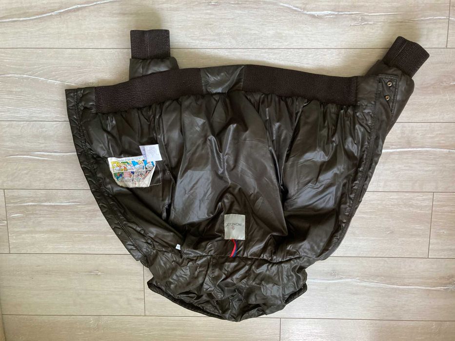 ОРИГИНАЛНО Moncler Georgia кафяво пухено яке размер 1 / S