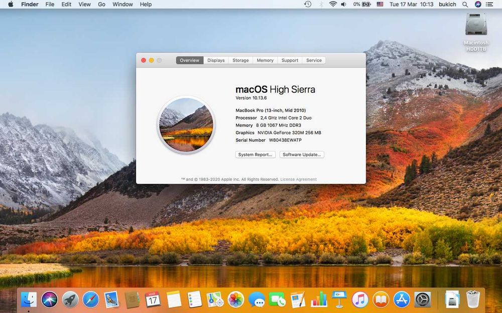 MacBook Pro 13 инча 2010 лаптоп