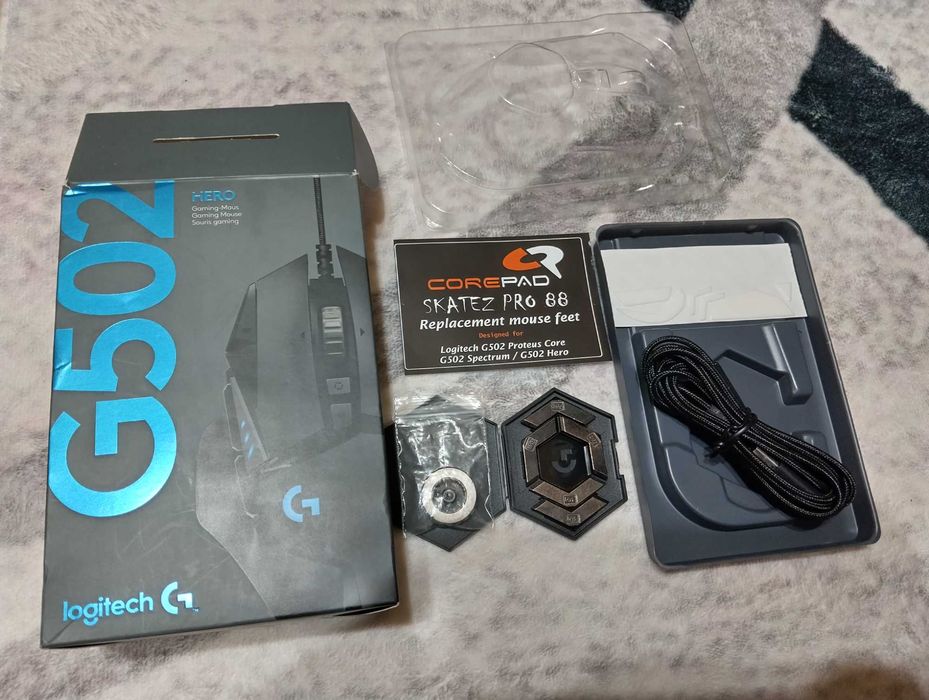 Мишка Logitech G502 Hero (модифицирана)