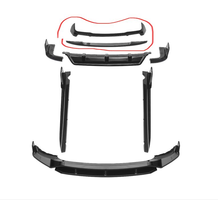 Extensii Praguri Prelungire bara fata Difuzor BMW G05 X5