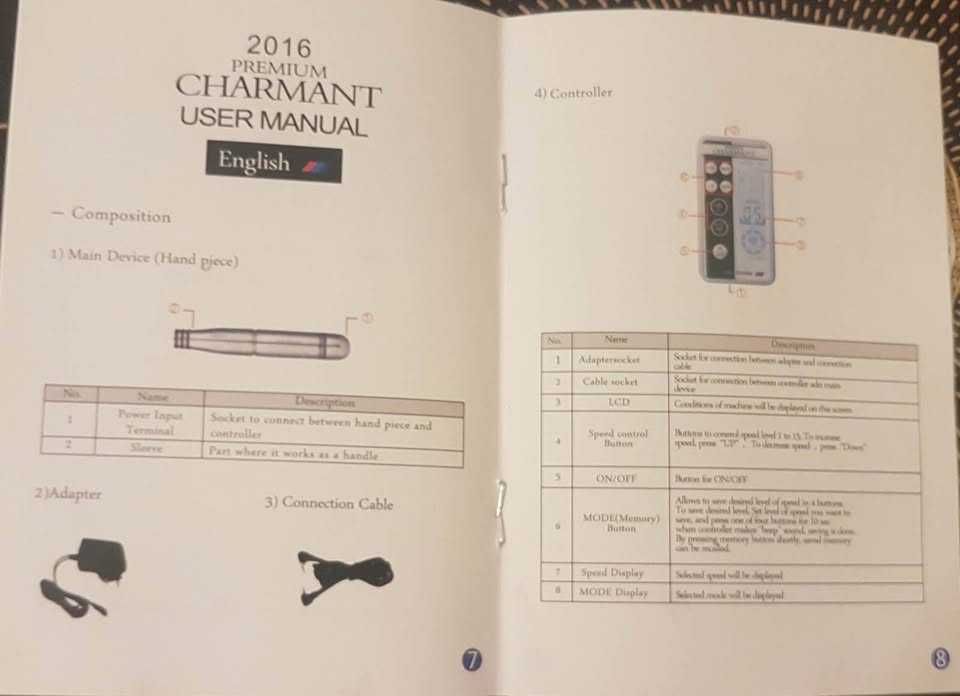 Aparat tatuaj semipermanent Premium Charmant 2017 (Coreea)