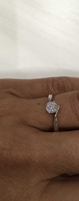 Пръстен сребро тип годежен