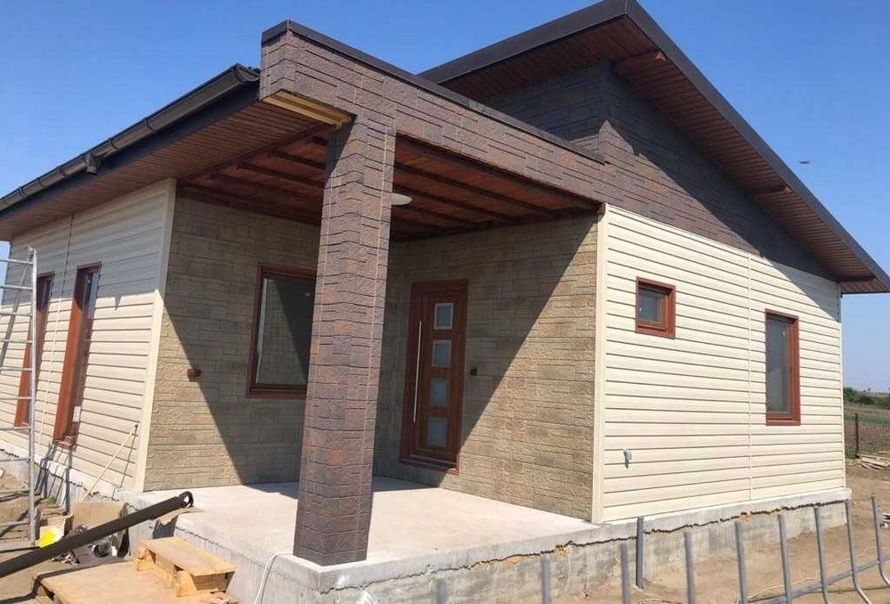 Casa Modulara, Garaje Auto, Containere din panou sandwich termoizolant