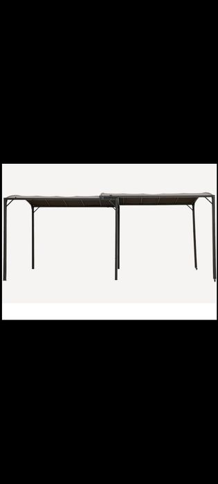 Pergola sau Carpot, structură metalica de gradina , acoperis retractabil, 3x3/5.35 m