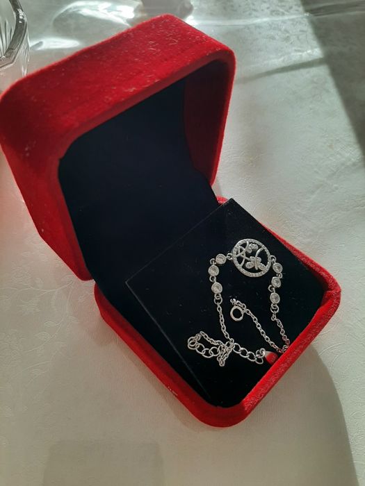 Браслет серебряный, "Бабочка"