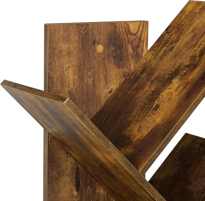 Рафт секция, библиотека дърво за книги 9 нива с чекмедже,избор на цвят