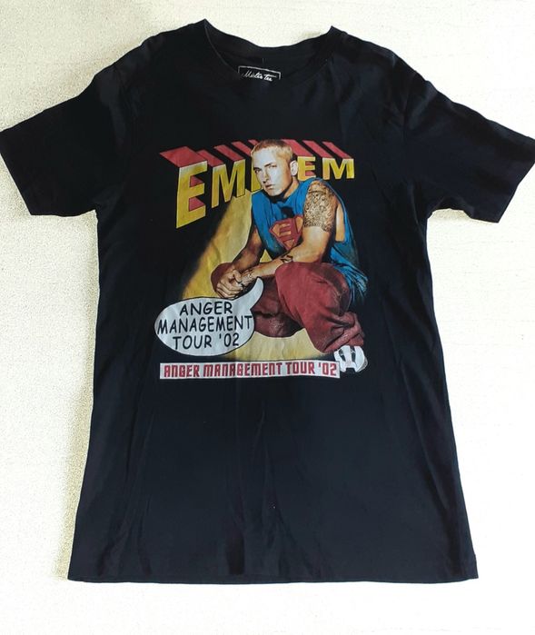 Tricou EMINEM – Anger Management Tour '02 (Mister Tee) – NOU / Nepurtat.