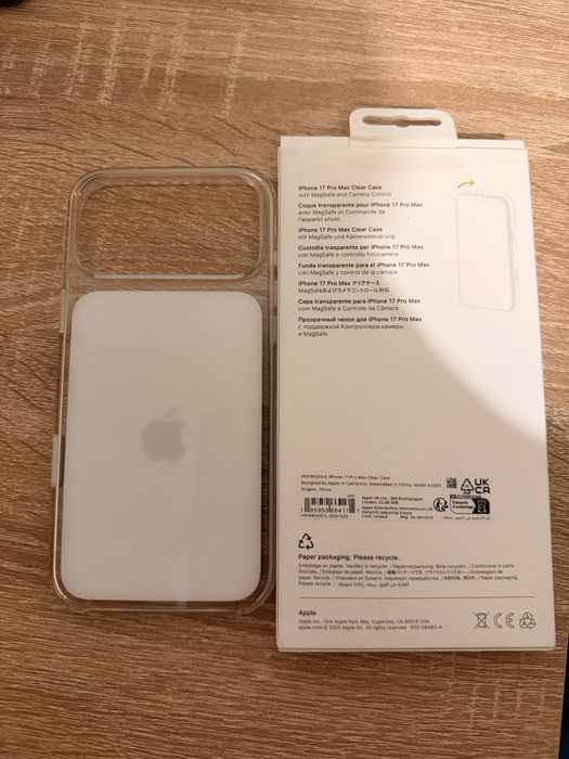Vand Husa de protectie Apple cu MagSafe pentru iPhone 17 Pro Max, Transparent