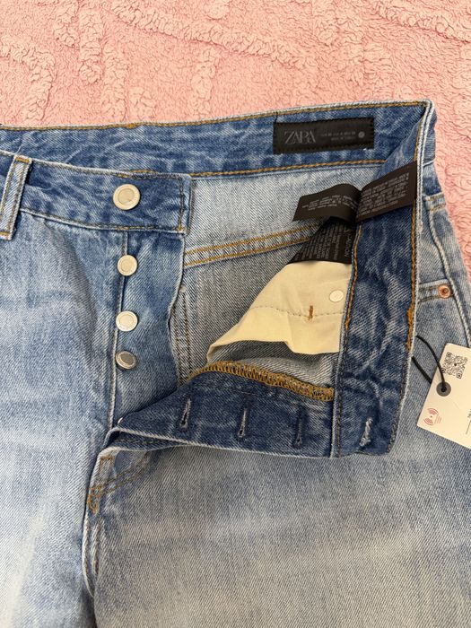 Джинсы зара прямого кроя