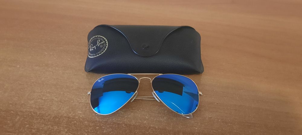 Ochelari ray ban aviator rama metal aurie