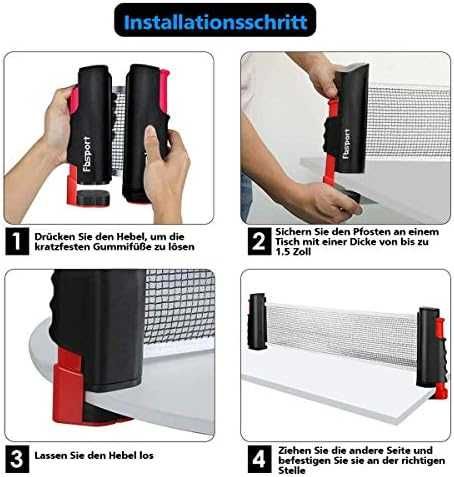 FBSPORT комплект за тенис на маса 2 ракети