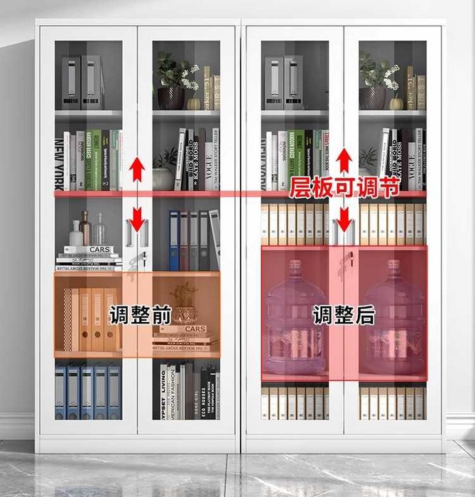 Шкафы для хранения бумаг для дома и офиса/ полностью металлические