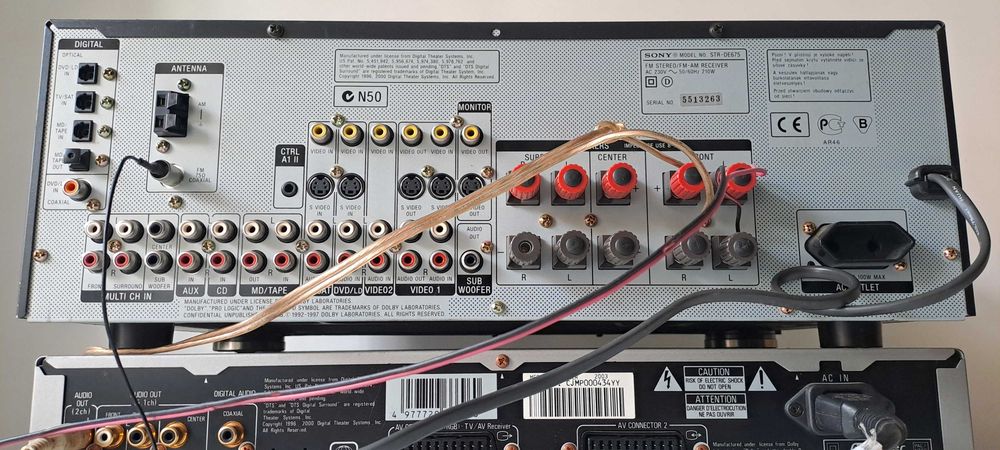 Amplificator Sony STR-DE675 RDS 5x100W DTS Dolby Optic Coaxial Sub Out