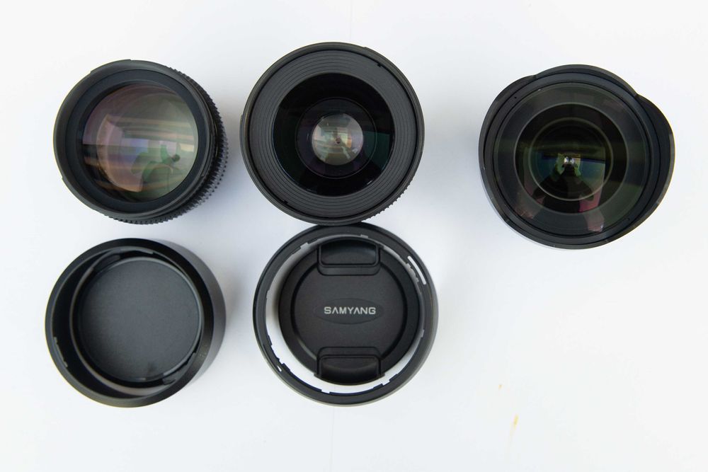 Vand Obiective Samyang VDSLR Montura Nikon (14mm, 35mm, 85mm)