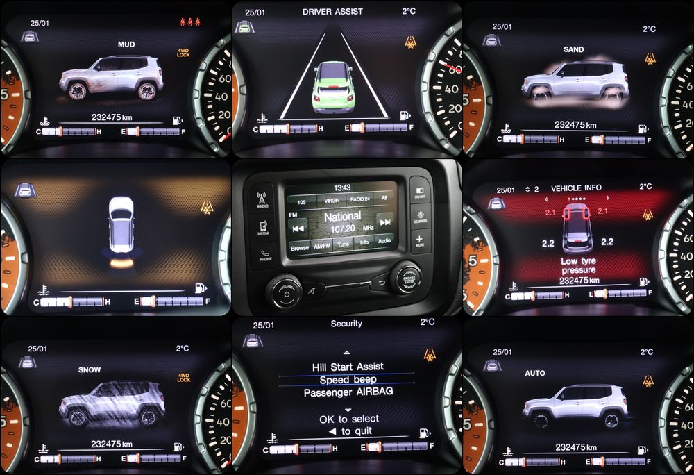 Jeep Renegade / 4X4 / Euro 6 / Rate / Garantie