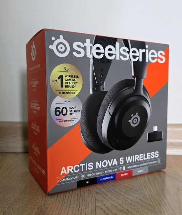 Casti Gaming ARCTIS NOVA 5 Wireless sigilate (Steelseries)