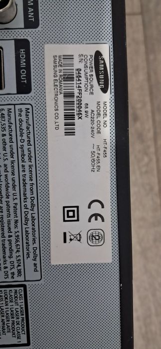 Home Cinema Samsung HT-F455 DVD Player