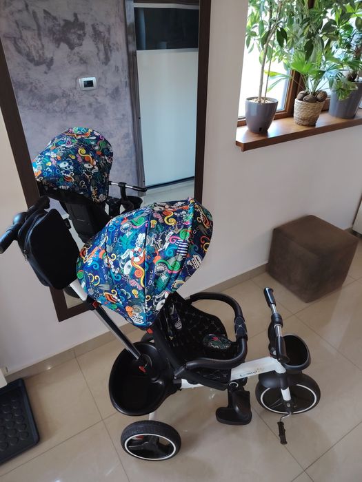 Tricicleta Multifunctionala pentru Copii, Scaun Reversibil, Multicolor