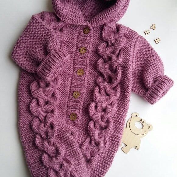 Вязаный комбинезон