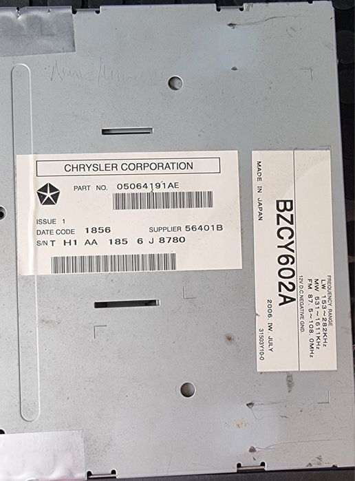 Радио с чейнджър за Гранд чероки