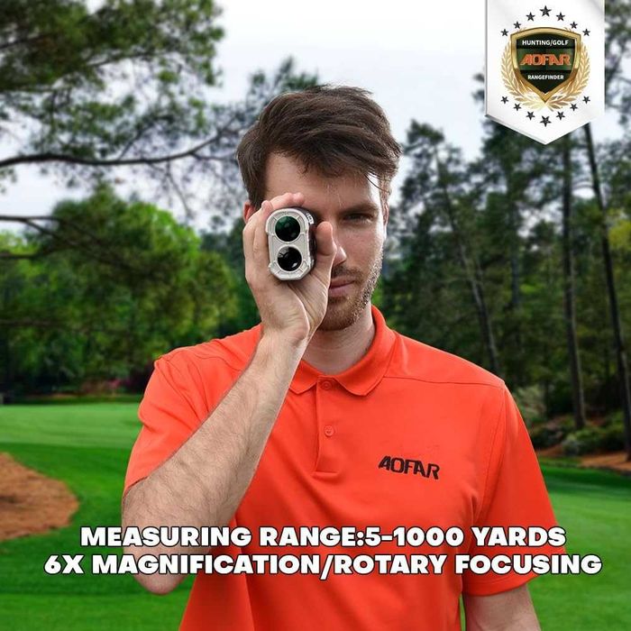 AOFAR GX-2S PRO Далекомер за голф и лов, 914 м с двоен режим голф/лов