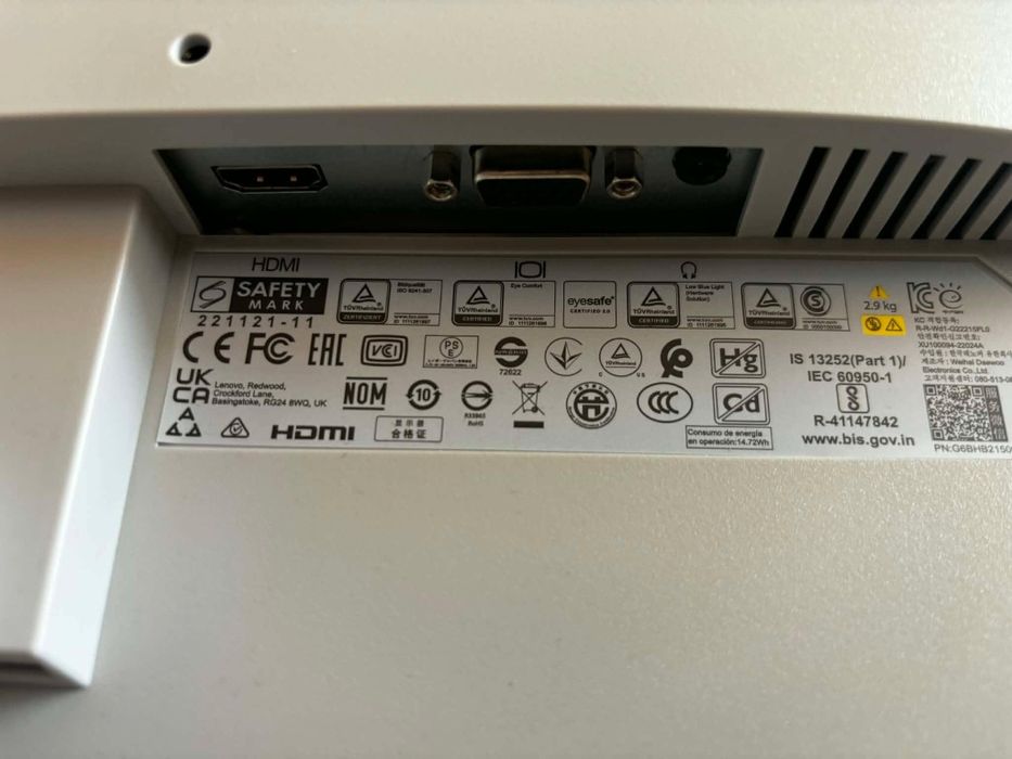 Монитор Lenovo L22i-40 + 1г ГАРАНЦИЯМонитор Lenovo L22i-40