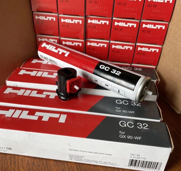 Оригинални Hilti GX 90  Хилти GC 32 газов флакон за пистолет за пирони