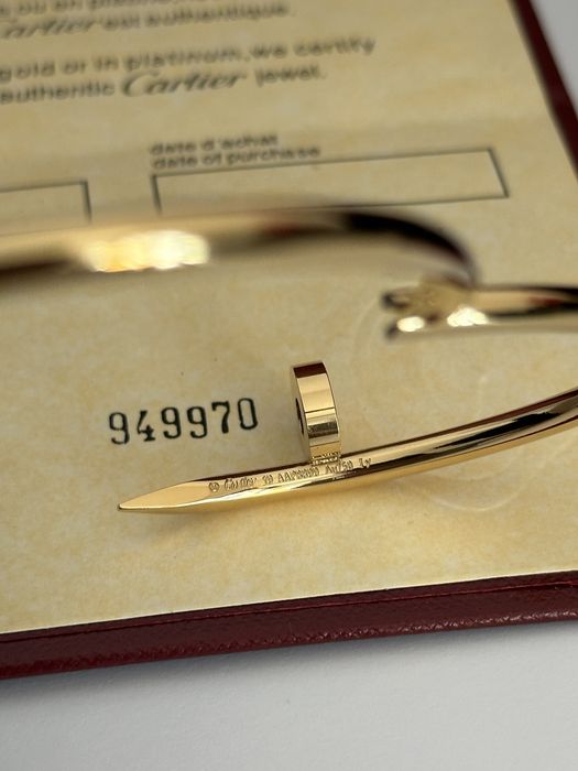 Brățară Cartier Juste un Clou 19 Gold 750 cu Cutie