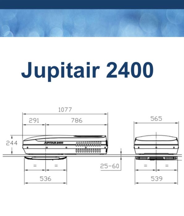 Aer conditionat-clima rulota/autorulota/camper Jupitair 2400