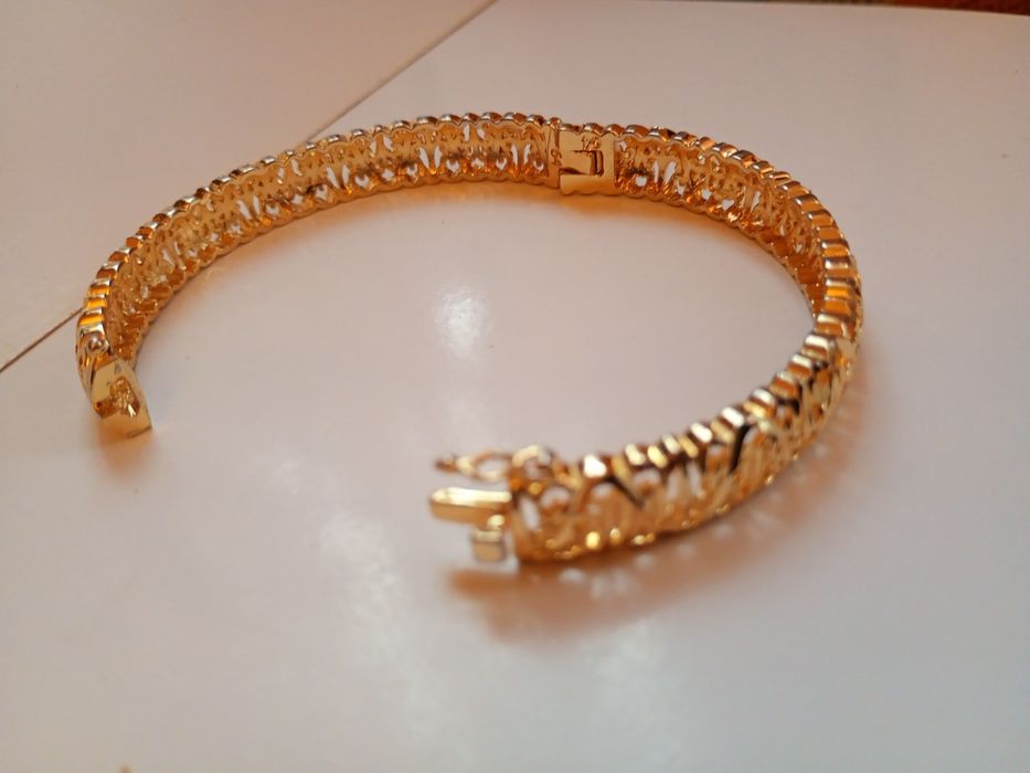 Brățară aurie otel galvanizat, NOUA