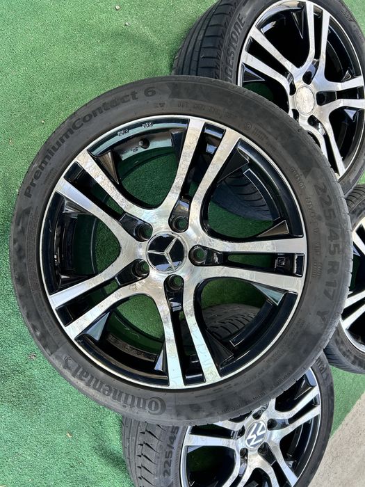 5x112 17 за vw audi mercedes със летни гуми 225 45 17