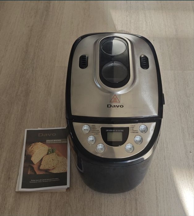 Хлебопечка Davo DBM 2200 — с инструкцией и книгой рецептов