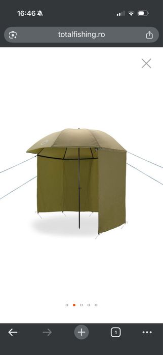 Umbrela de pescuit Delphin Monzun Master 2.50 m