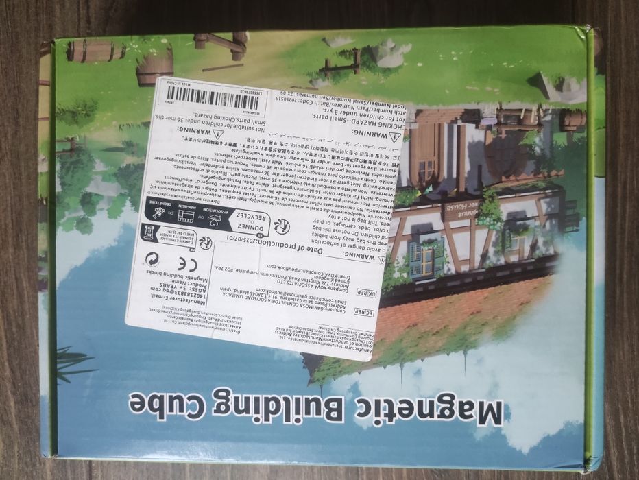 Магнитни кубчета тип Майнкрафт 160 броя