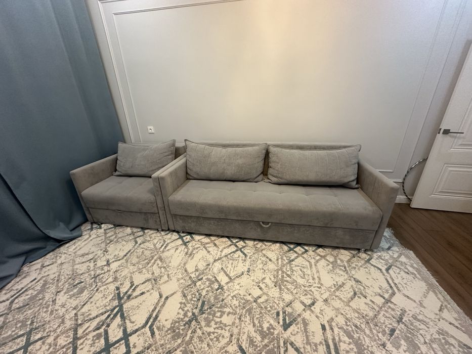 Диван + кресло в отличном состоянии