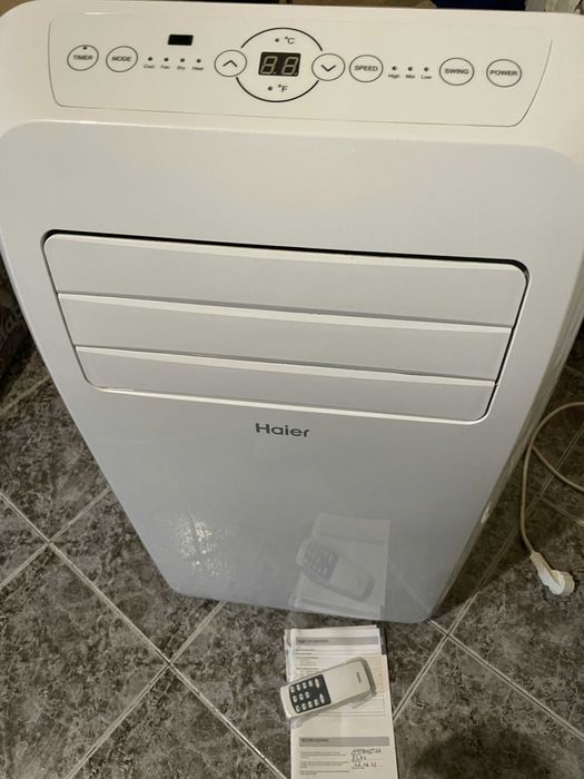 Мобилен климатик Haier AM12AA1GAA, 12000 BTU