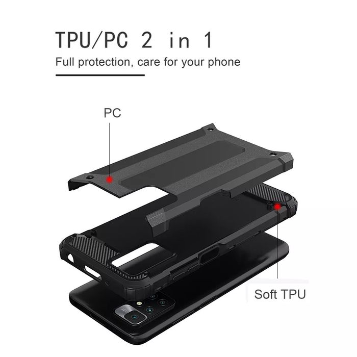 Удароустойчив Кейс Spigen за Xiaomi Redmi Note 11 4G 10 Pro