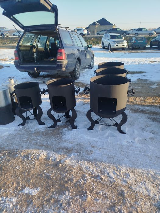 Гуп, титан, мангал. Катёл, ошак