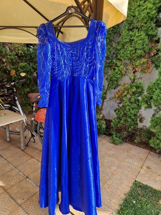 Vand rochie eleganta deosebita albastru, Marimea L
