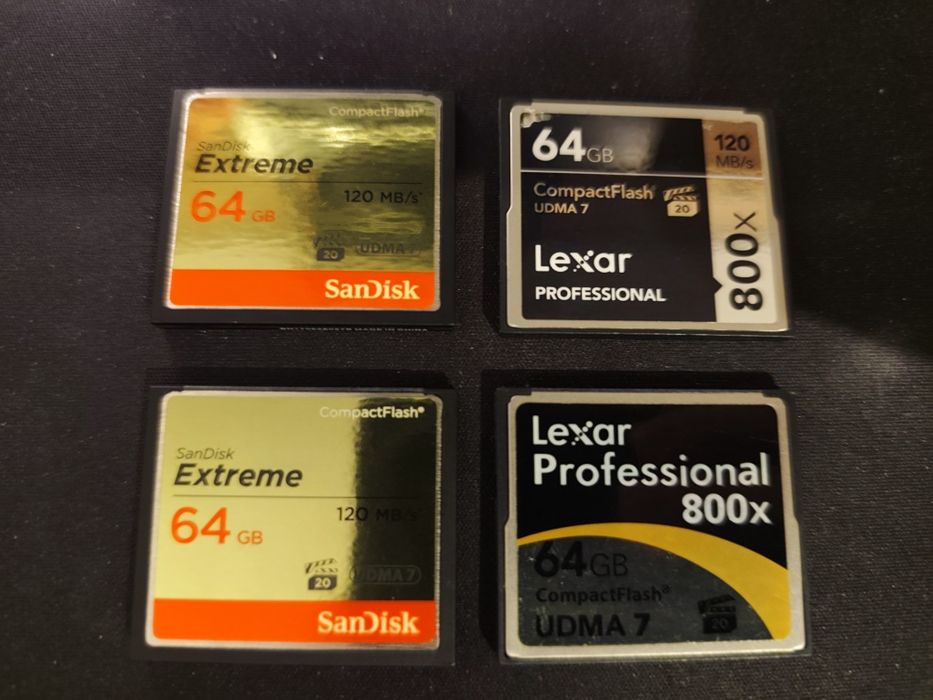 Card memorie CF SanDisk Extreme Compact Flash Lexar 64gb