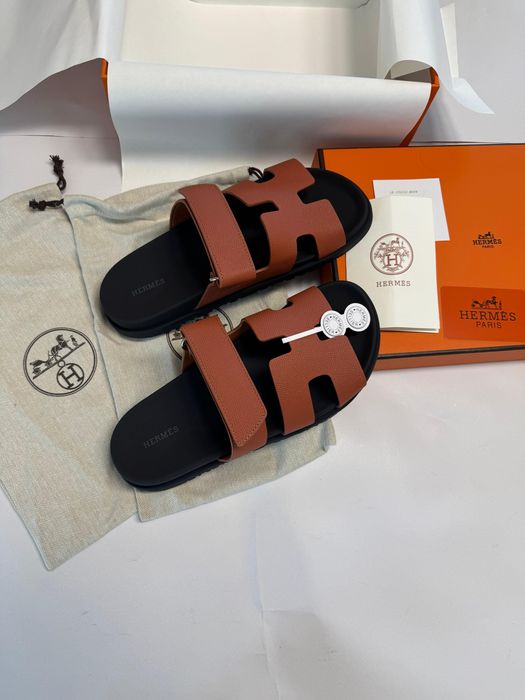 *PREMIUM* Papuci Hermès , Full Box, Mărimi 35/41 , 100% Piele Naturală
