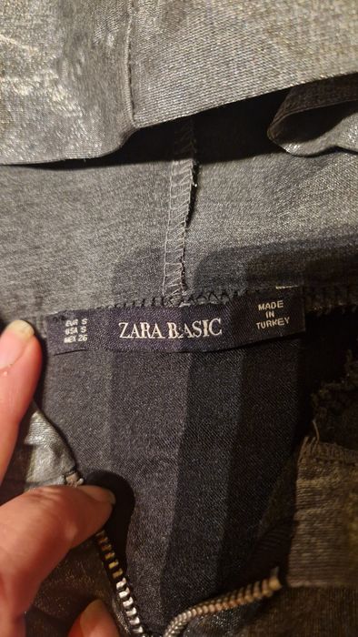 Hanorac Zara Basic Snakeskin Metallic Satin