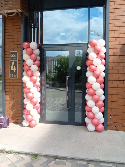 Арки оформление шарами Астана