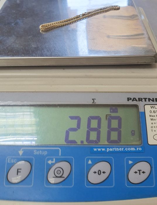 Brățară elegantă din aur galben de 14K – lungime 20 cm, gramaj 2,88 g