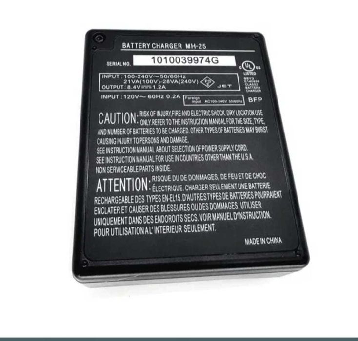 Incarcator MH-25 charger pt Nikon EN-EL15 EN-EL15A EN-EL15B EN-EL15C