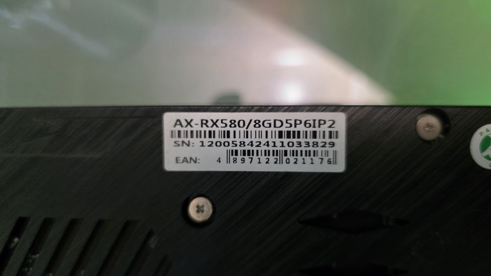 Видеокарта Axle Rx 580 8gb. В идеальном состоянии. Возможен обмен.